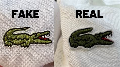 how to tell a fake lacoste bag|lacoste counterfeit buttons.